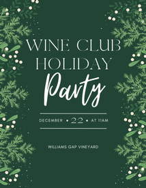 Wine Club Holiday Party 11am