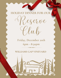 Reserve Club Member Holiday Dinner